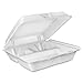 Dart Container Corp 3-Compartment Tray, Large, 9"x9", 100/BG, White