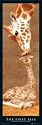 First Kiss (Giraffe with Baby) Art Poster Print - 12" X 36"