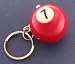 Seven Ball Keychain Billiards Billiard Pool 7