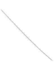16" Box Neck Chain in 14K White Gold
