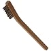 Norton Hand Inspection Wire Scratch Brush with Short Handle, Stainless Steel 304, Straight Wire, 0.006" Wire Diameter, 7" Bristle Length, 1/2" Brush Face Length, 1/2" Brush Face Width (Box of 36)
