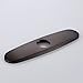 KES PTS-EP1-7 10-Inch Kitchen Sink Faucet Hole Cover Deck Plate Escutcheon, Oil Rubbed Bronze