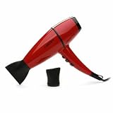 Elchim 5000r 5000 Da Vinci Ionic Plus 2000 Watt Hair Dryer, Red