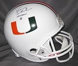 Vinny Testaverde Signed Miami Hurricanes Full Size Replica Helmet