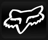 Fox Racing White Sticker Decal