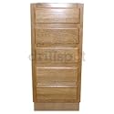 18" Oak 3Draw Unit
