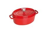 Staub - 1102706 - Cocotte Ovale  - Cerise  - 27 Cm