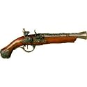 British Flintlock Blunderbuss Pistol Pewter