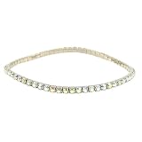 Anklet - Crystal Stretch ~ Clear AB Iridescent (FB213)