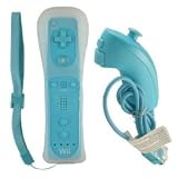 Built in Remote+Nunchuck For Nintendo Wii Blue