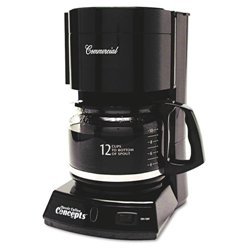 CLASSIC COFFEE CONCEPTS 12-Cup Commercial Automatic Drip Coffee Maker, Black
