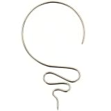 One Stainless Steel Snake: 14g (SOLD INDIVIDUALLY. ORDER TWO FOR A PAIR.)
