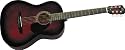 Rogue Starter Acoustic Guitar, Redburst