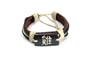 Year of the Rooster Chinese Zodiac Tribal Leather Bracelet