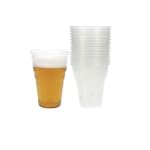 60 grosse Einweg - Bierbecher / Plast...