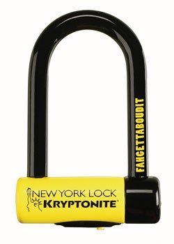 Childrens Toyshop  Tools & Hardware : Kryptonite New York Fahgettaboudit U-Lock 3.25" x 6"