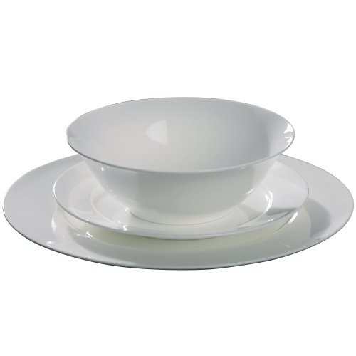Churchill China Trinity Dinner Set, Fine Bone China, 12 Piece