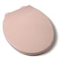 Comfort Seats C1B3R3-20 Deluxe Plastic Contemporary Toilet Seat, Round, Venetian Pink