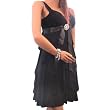 New Sexy Cocktail Ruffle Brooch Dress
