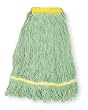 Tough Guy 1NNW9 Wet Mop, Recycled, Green, Sz Large