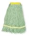 Tough Guy 1NNW9 Wet Mop, Recycled, Green, Sz Large