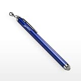 BoxWave EverTouch Capacitive Samsung Wave 2 Stylus - (Newest Technology) Touchscreen Stylus with Ultra Durable FiberMesh Fabric Tip for Ultra Responsive, Smoother Glide, and Increased Accuracy - NEW VERSION - (Lunar Blue)