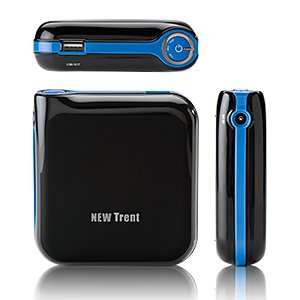 New Trent iCruiser IMP1000 11000mAh External Battery Pack and Charger for "The new iPad" the 3rd Gen ipad, iPad2, iPhone 4S 4 3Gs 3G, iPod Touch (1G to 5G), Android (Samsung Galaxy Note S S2, HTC Sensation EVO Thunderbolt, LG Optimus V), Blackberry (Bold curve Torch), Droid(Motorola Razr), Plus Major Tablet PCs with 5V input (Samsung, Blackberry, HTC) etc