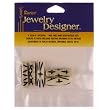 Bone Bead, Medium Oval Assorted, 5pc Pkg