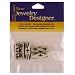 Bone Bead, Medium Oval Assorted, 5pc Pkg