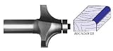 PART #2006 CARBIDE-TIP 2 FLUTE ROUND-OVER (CORNER ROUND) BIT W/ BB GUIDE 1/4 RADIUS X 1 DIA