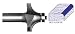 PART #2006 CARBIDE-TIP 2 FLUTE ROUND-OVER (CORNER ROUND) BIT W/ BB GUIDE 1/4 RADIUS X 1 DIA