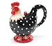 Country Farmhouse Rooster Handpainted Teapot