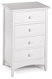 Hawthorne Four - drawer Chest, 31"Hx20"W, WHITE Hawthorne Four - drawer Chest, 31"Hx20"W, WHITE