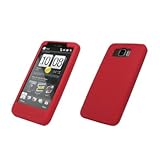 Premium Red Silicone Gel Skin Cover Case for HTC HD2 [Accessory Export Bran ....