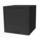 Foremost 390906 Modular Roll Top Door Cube Storage System, Black