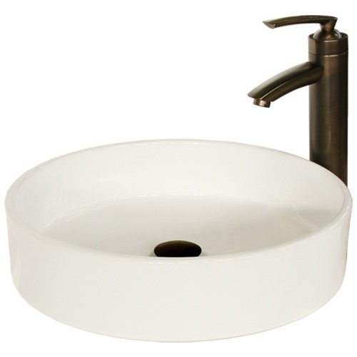 Ticor Ceramic Vessel Faucet Drain Combo