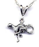  : 18" Cheetah Chain Necklace Sterling Silver Jewelry
