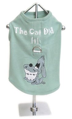 The Cat Did It Harness Tank Large