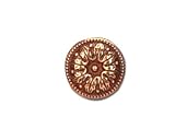 Renaissance Floral Knob Red Patina