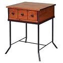Apothecary Pine End Table (Pine) (26H x 21W x 21D)