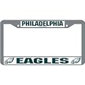 Philadelphia Eagles White Chrome Frame