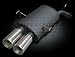 Supersport Endschalld�mpfer VW Golf IV Limo Typ 1J, Bj. 10/97-09/03, 1.4,1.6,1.8,2.0,1.9TDI (Otto 55,74,75,77,81,85,88,92,110,132,KW Diesel 50,66,74,81,85,96,110KW), Frontantrieb