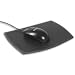 Rustic Black Leather Mouse Pad