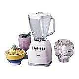 Oster 6646 Osterizer 12-Speed Blender with Glass Jar and Food Processor, White
