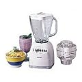 Oster 6646 Osterizer 12-Speed Blender with Glass Jar and Food Processor, White