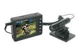 Wolfcom X2 - High Resolution Small Mini Bullet Video Camera with DVR Recording Unit that has LCD Screen includes Motorcycle Mount