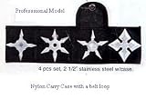 Ninja Throwers Pro Stars set of 4 with Carry Case