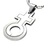 Feminine Womens Symbol Stainless Steel Pendant