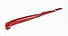 Hooke Road Red Rear Wiper Cover Trim Compatible with 2007-2018 JK Wrangler & Unlimited - Set
