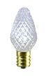 White LED C7 Replacement Light Bulb / Candelabra Base L.E.D. / .96 Watt Holiday and Christmas Lighting Replacements